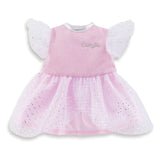 Corolle ma - vestito da bambola rosa con glitter