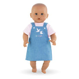 Coralle Mon Poupon Doll Abito a strisce, 30 cm