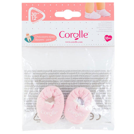 Pantofole per bambole Corolle rosa - accessori per bambole 30 cm.