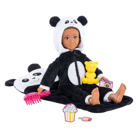 Corolle girls - set pigiama party con melodia per bambole alla moda