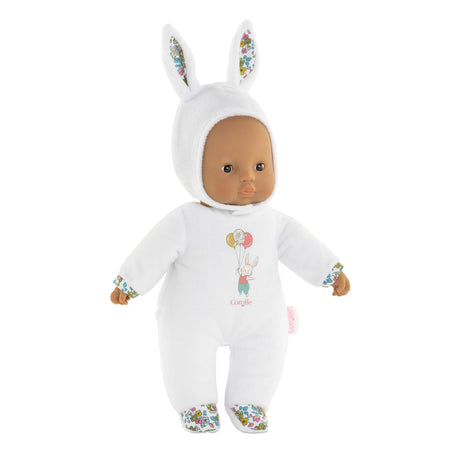 Corolle mon doudou dolce cuore babypop - coniglio bianco, 30 cm