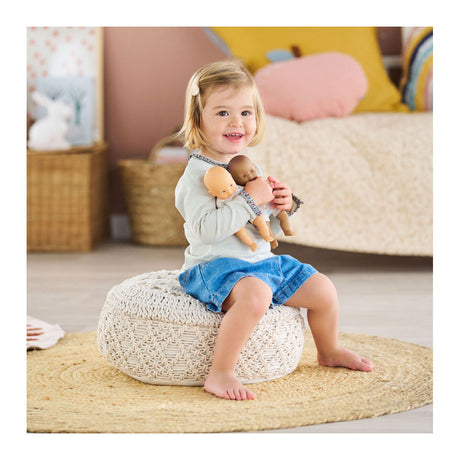 Corolle baby doll mini calin coniglio occhi azzurri 20 cm - profumo di vaniglia.