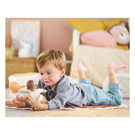 Corolle baby doll mini calin coniglio occhi marroni 20 cm - bambola per bambini.