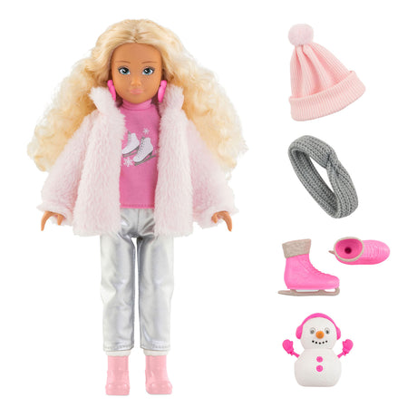 Corolle girls - set di bambole alla moda per San Valentino in montagna