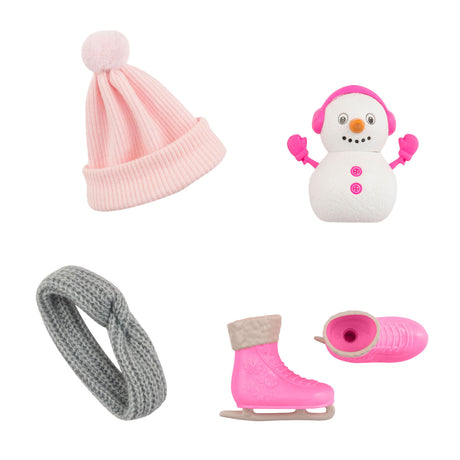 Corolle girls - set di bambole alla moda per San Valentino in montagna