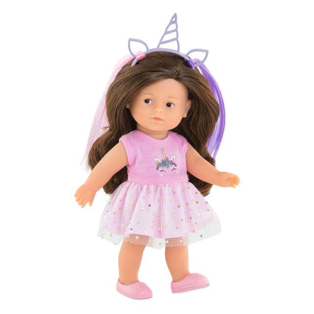 Corolle bambola unicorno romy 20 cm - mini set da gioco corolline con accessori.
