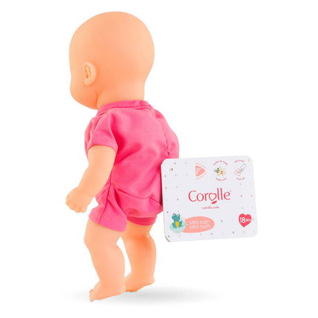 Corolle baby-doll giocattoli da bagno rosa 20 cm - mini bambola da bagno per il divertimento in acqua.