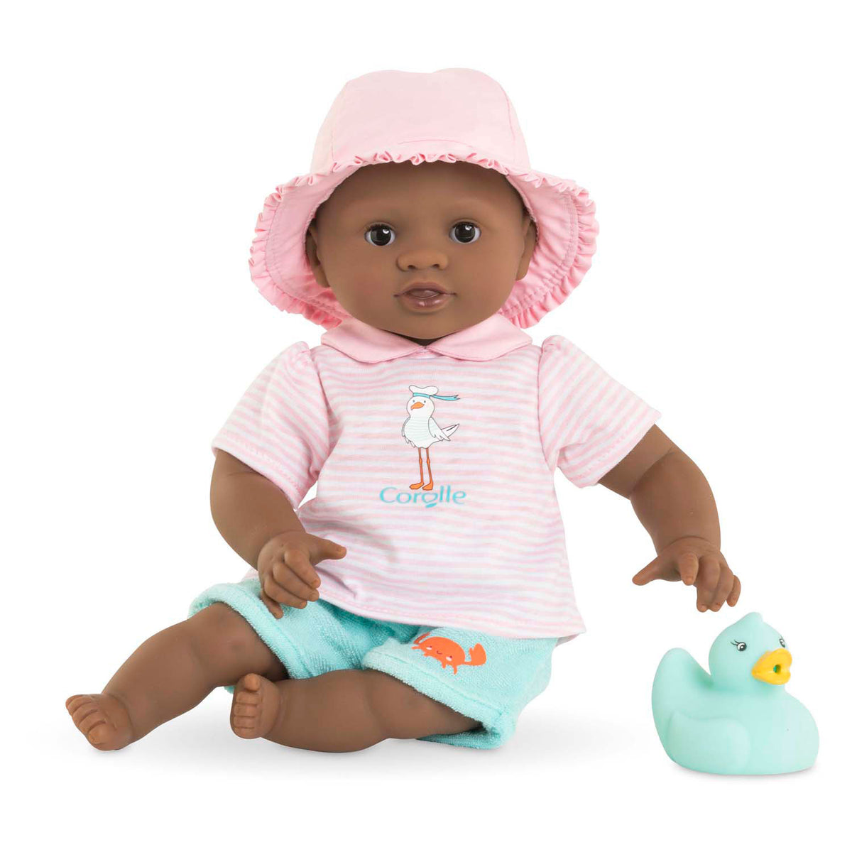 Corolle bambola da bagno alyzee - baby doll 30 cm resistente all'acqua multi colori.