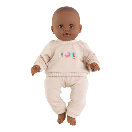 Tuta beige Corolle per babydoll, 36 cm