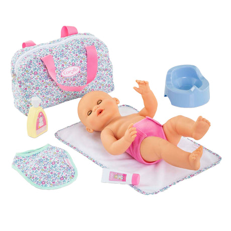 Set floreale di accessori per pannolini Corolle per babydoll, 36 cm