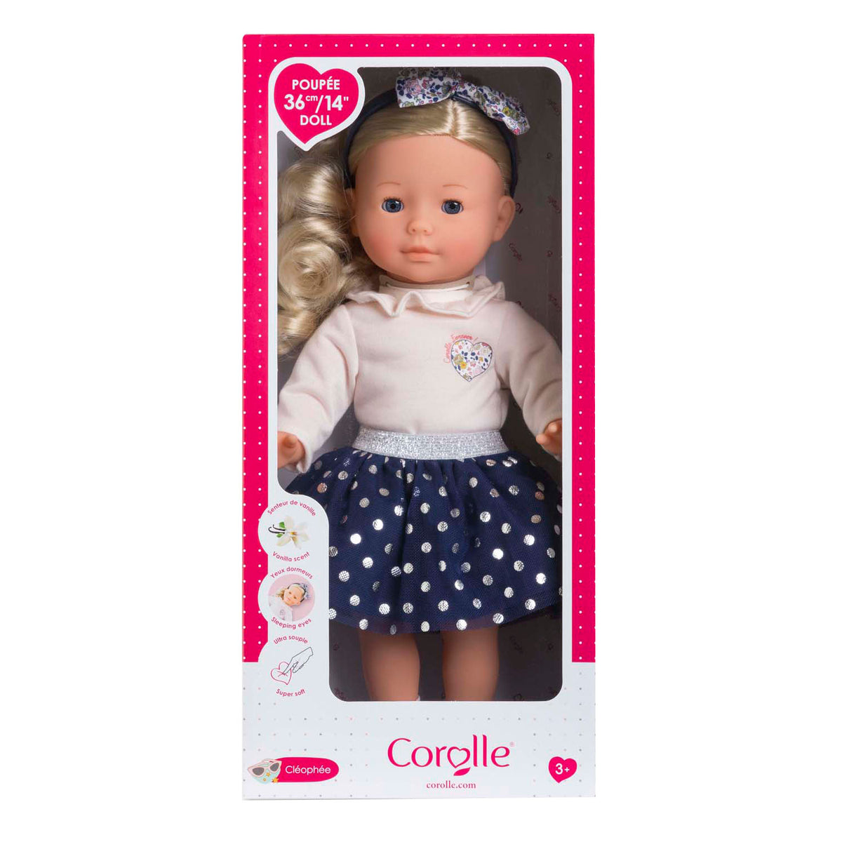 Bambola Corolle cléophée, 36 cm.