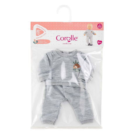 Corolle vestiti per bambole tuta da jogging grigia 30 cm - accessorio per bambole.