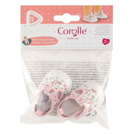 Scarpe da ginnastica per bambole Corolle rosa granata - accessorio per bambola 36 cm.