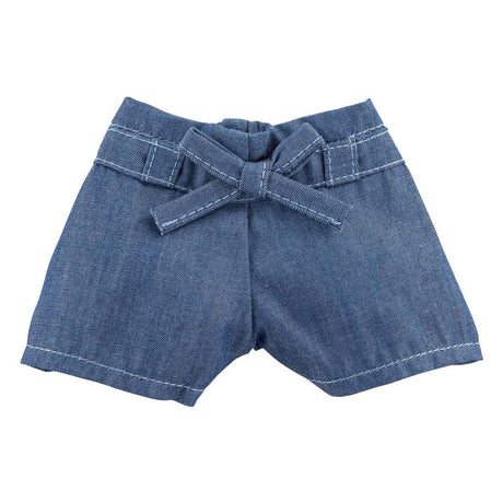 Pantaloncini in denim Corolle ma bambola con fiocco - 36 cm