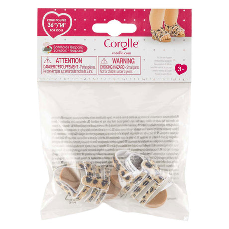 Sandali Corolle ma bambola leopardo - 36 cm