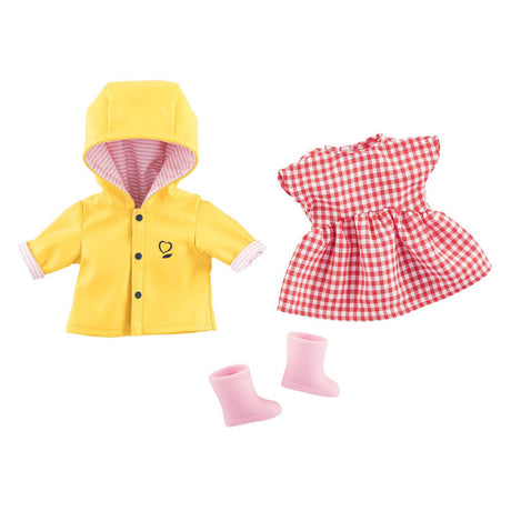 Corolle vestiti per bambole vestito da pioggia 36 cm - impermeabile colorato e stivali.