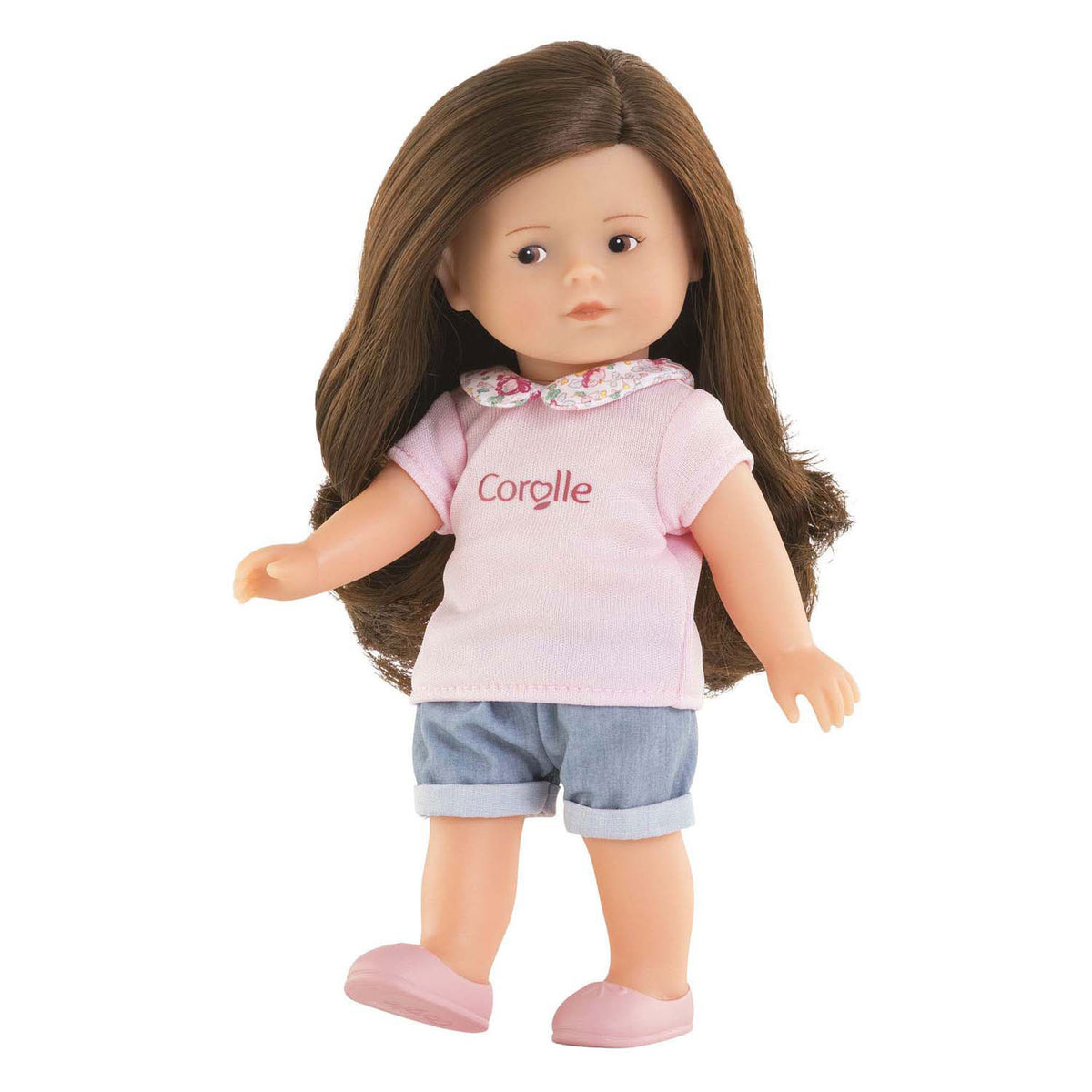 Mini baby-doll Corolle Romy con 3 accessori - 20 cm