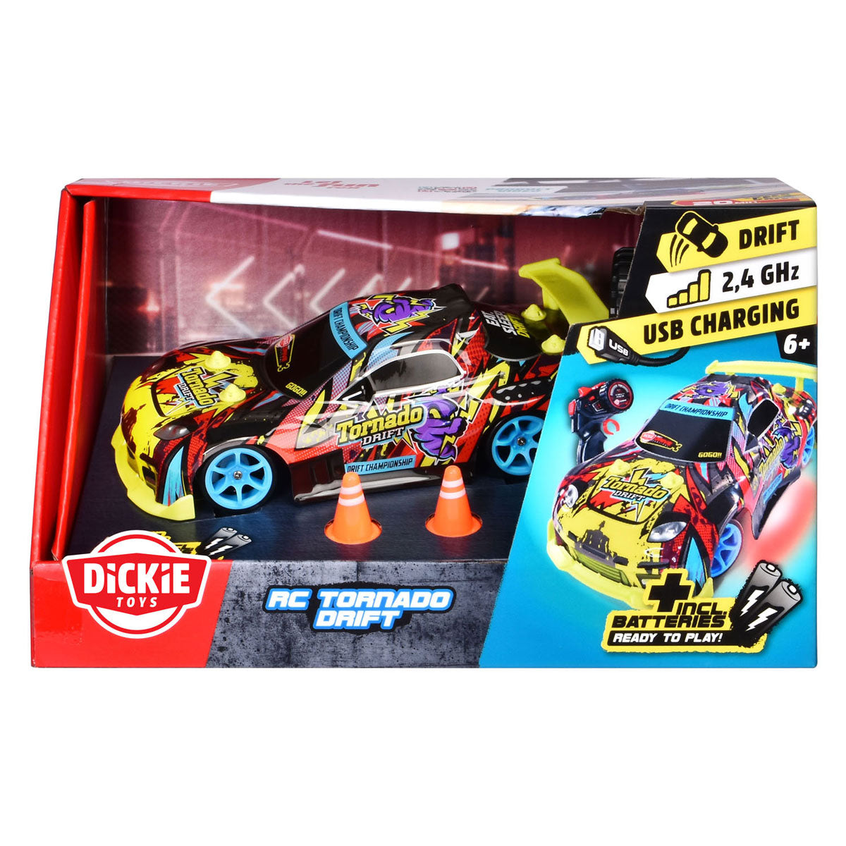 Dickie RC Staerable Auto Tornado Drift RTR