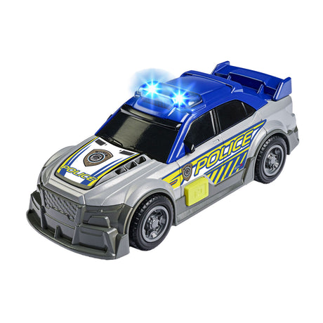 Auto della polizia di Dickie grigia con luce e suono