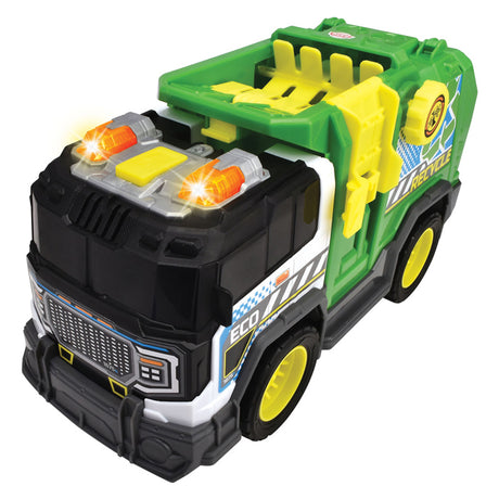 Dickie Toys - carrello della spazzatura - camion - luci e suoni - da 3 anni