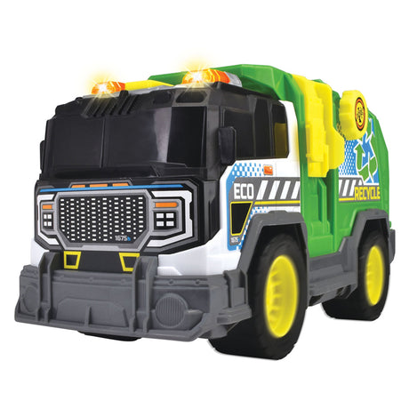 Dickie Toys - carrello della spazzatura - camion - luci e suoni - da 3 anni