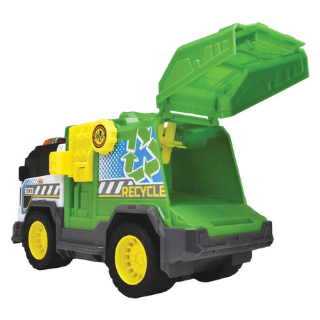 Dickie Toys - carrello della spazzatura - camion - luci e suoni - da 3 anni