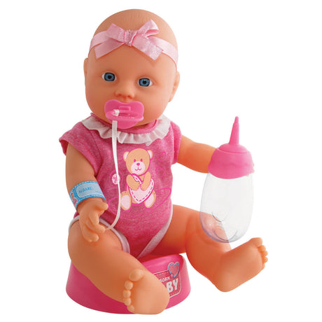 Bambolina neonata con accessori, 4 pz.