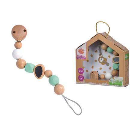 Catenella per ciuccio in legno per bambini Eichhorn