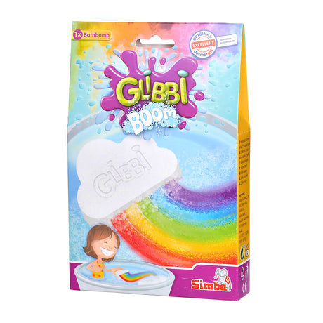 Simba Glibbi Boom Rainbow - bomba da bagno - dai 3 anni - dermatologicamente testato