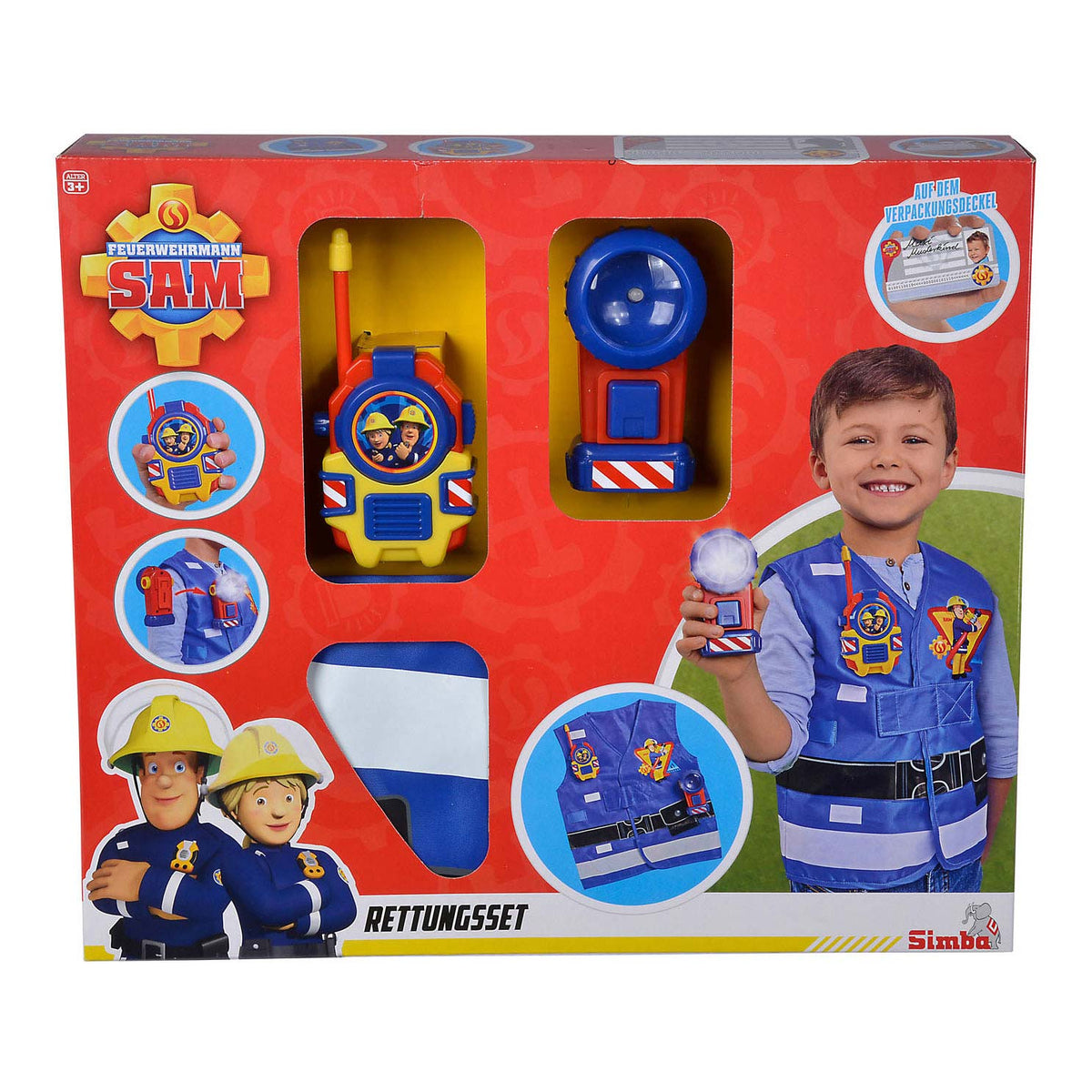 Simba pompiere Sam Rescue set giocattolo - action figure.