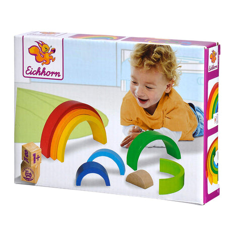 Arcobaleno impilabile in legno Eichhorn, 8 pz.