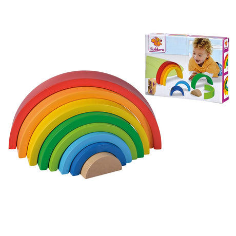 Arcobaleno impilabile in legno Eichhorn, 8 pz.