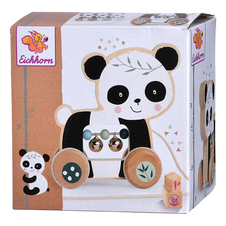 Panda animale da tiro in legno Eichhorn