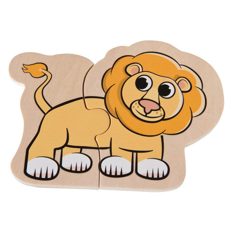 Puzzle di animali in legno Eichhorn, 16 pezzi.