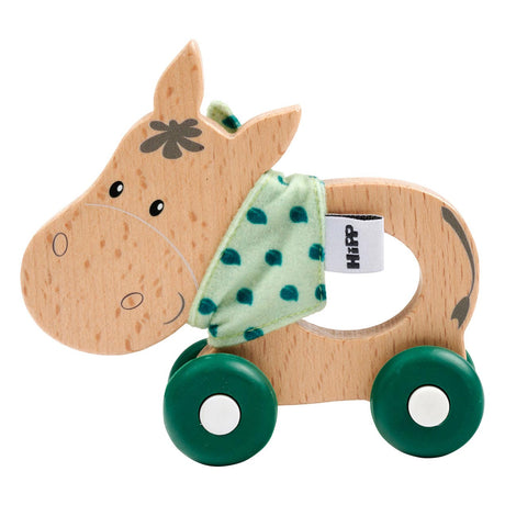 Eichhorn baby hipp asino in legno da spingere