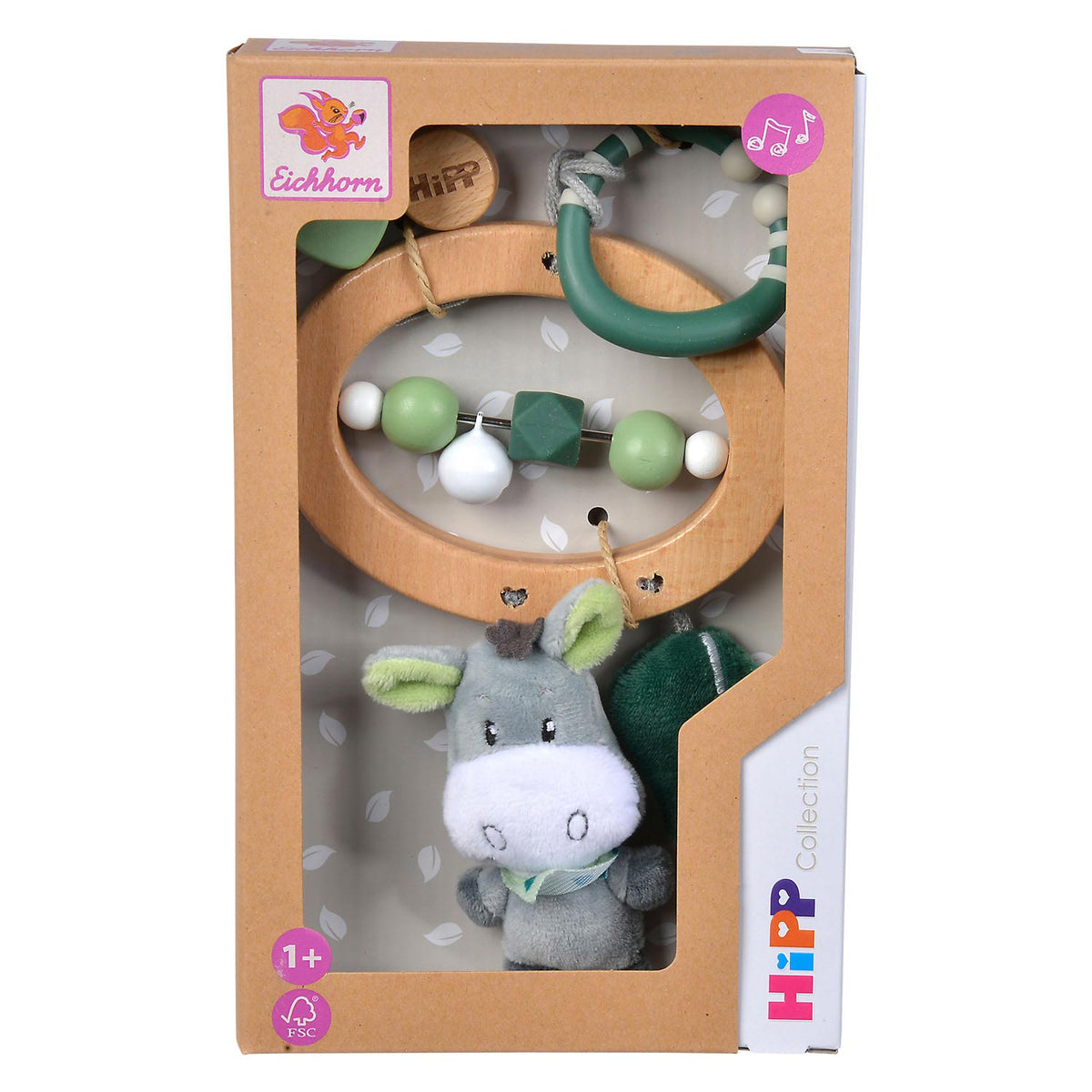 Giocattolo per passeggino in legno Eichhorn Baby Hipp