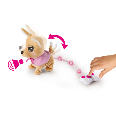 Simba chi chi ama passeggiare con i cani pigri con il telecomando