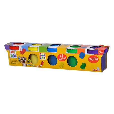 Simba Art Fun Argilla per bambini - 5 vasi di terracotta