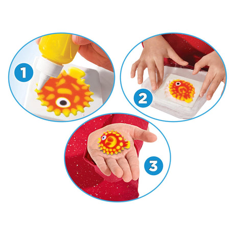 Set Simba aqua gelz colossal, 13 flaconi di gel colorato, 30 ml ciascuno, 16 stampi, 6 additivi, da 8 anni - pacchetto hobby