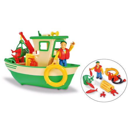 Barca da pesca Sam Charlies, pompiere Simba, con figura