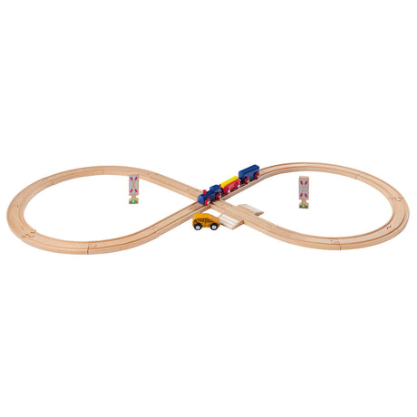 Set da gioco con 8 personaggi dei binari del treno Eichhorn, 27 pezzi.