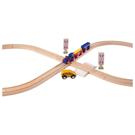 Set da gioco con 8 personaggi dei binari del treno Eichhorn, 27 pezzi.