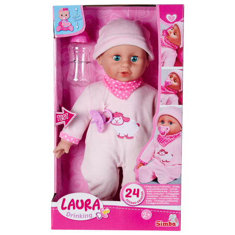 Simba Laura, baby-doll allattata con il biberon