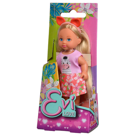 Mini bambola Evi Love con vestito animale