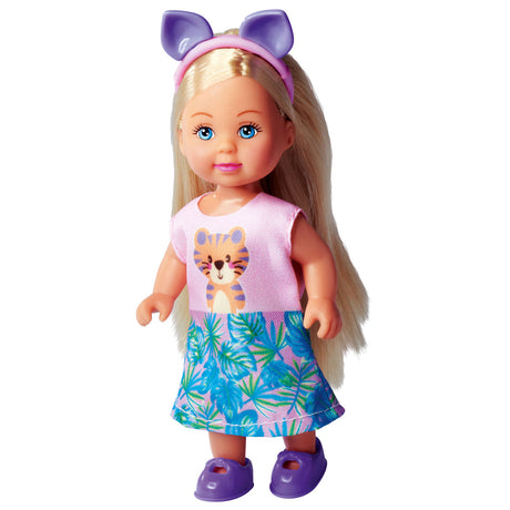 Mini bambola Evi Love con vestito animale