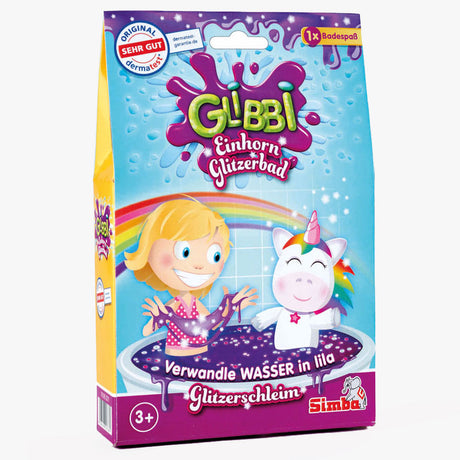 Bagno glitterato unicorno Glibbi