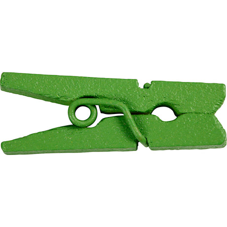 Creativ company cc mini mollette 3x25 mm verde 36 pezzi