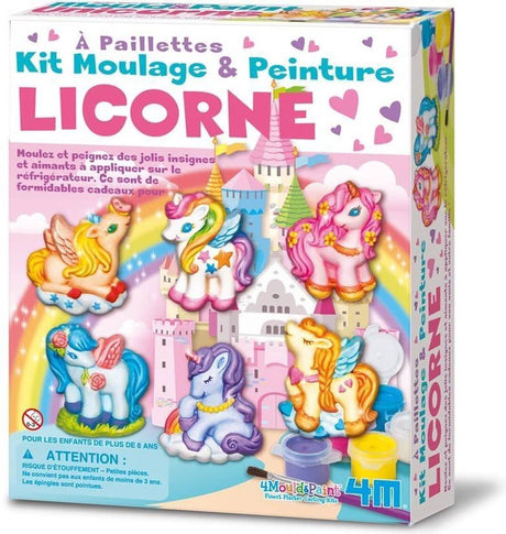 Realizza un unicorno di 4 metri con fusione in gesso e pittura
