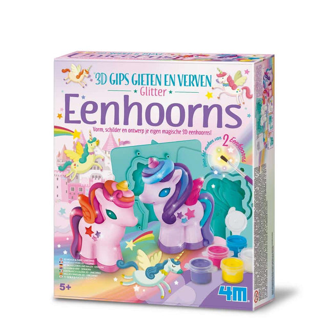 Diga 4m casting e pittura unicorno 3d