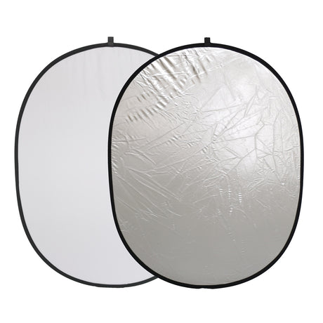 Schermo riflettente Linkstar 2 in 1 r-90120sw argento bianco 90x120 cm